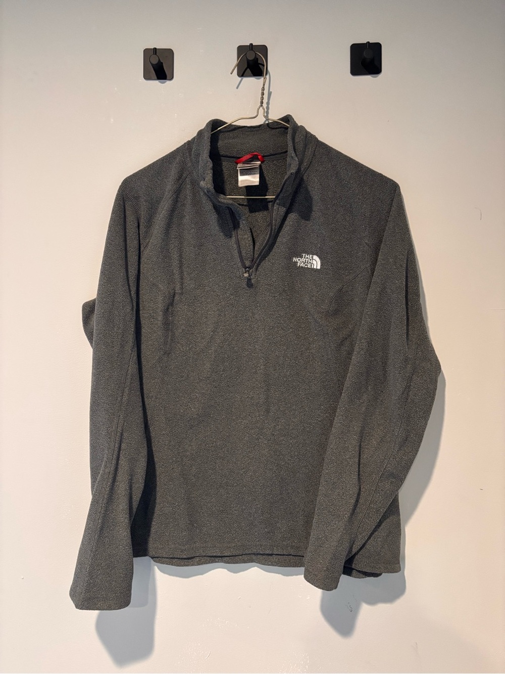 The North Face Women’s Dark Gray Half-Zip Fleece Pullover